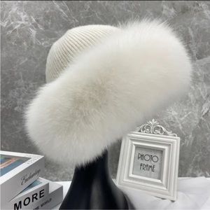 Beautiful faux fur beanie